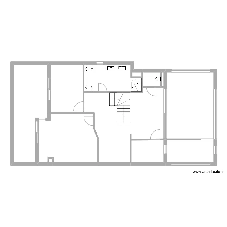 Gaspari 1er. Plan de 10  et 128 m²