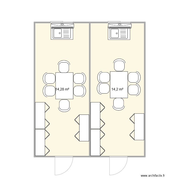 MAIA SONNIER CHANTIER ST FONS. Plan de 2 pièces et 28 m2