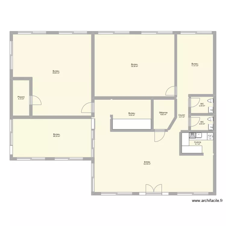 MI56 amanégament. Plan de 12 et 212 m² MI56 amanégament. Plan de 12 et 212 m²