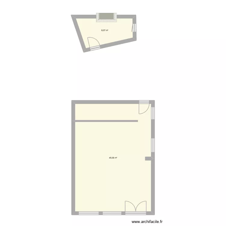 22 baudrairie. Plan de 