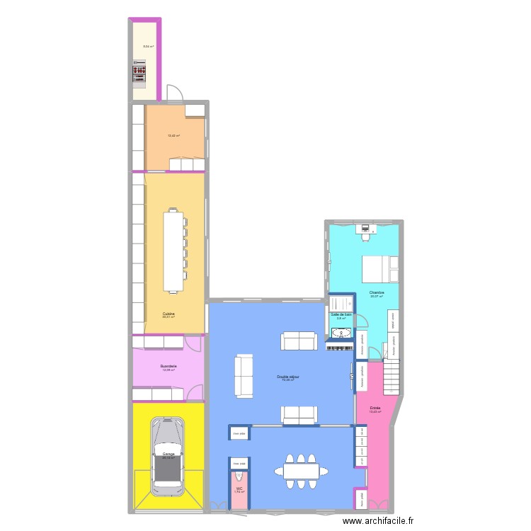 CHATEAUBRIAND PRO V3 RDC. Plan de 10 pièces et 190 m2