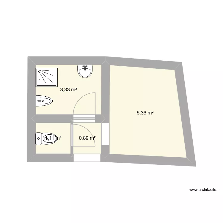 Plan HUOT (AVANT). Plan de 4 et 12 m² Plan HUOT (AVANT). Plan de 4 et 12 m²