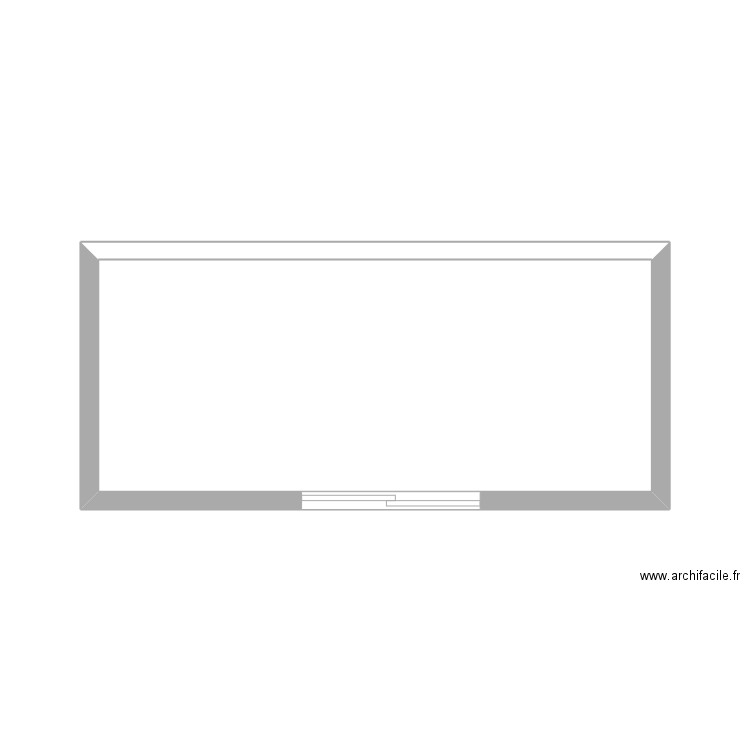 chalet de jardin. Plan de 1 pièce et 16 m2