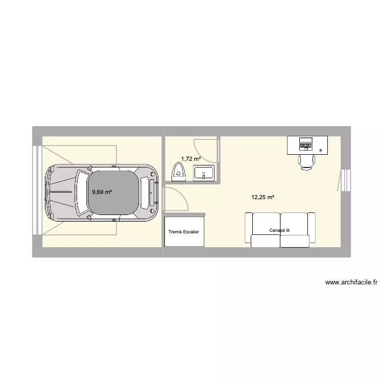 vaugrenier. Plan de 3 et 24 m² vaugrenier. Plan de 3 et 24 m²