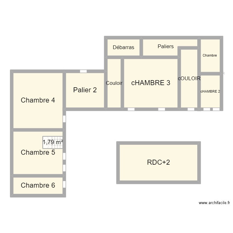 PASCO PASCAL. Plan de 31 pièces et 380 m2