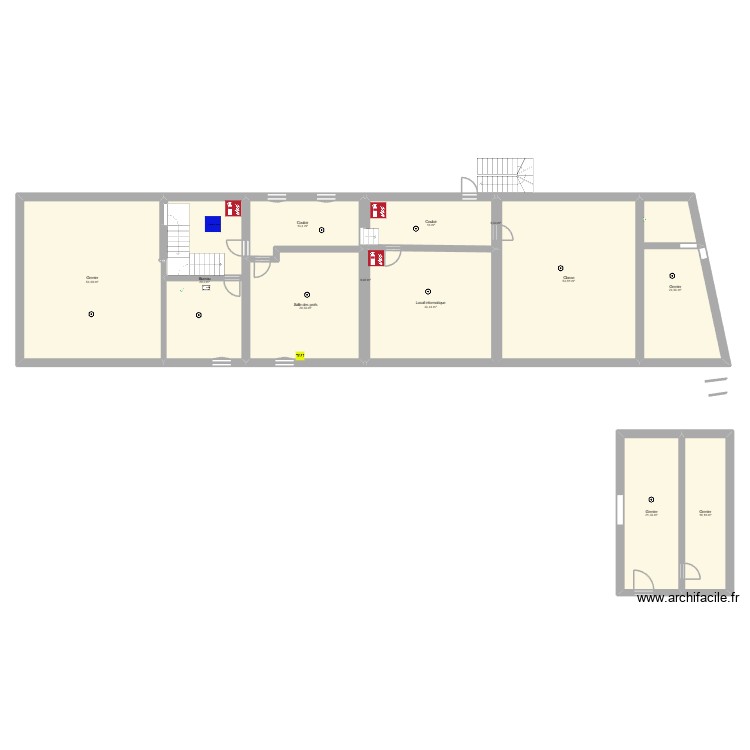 B&acirc;timent primaire &eacute;lectricit&eacute; Etage. Plan de 0 pièce et 0 m2