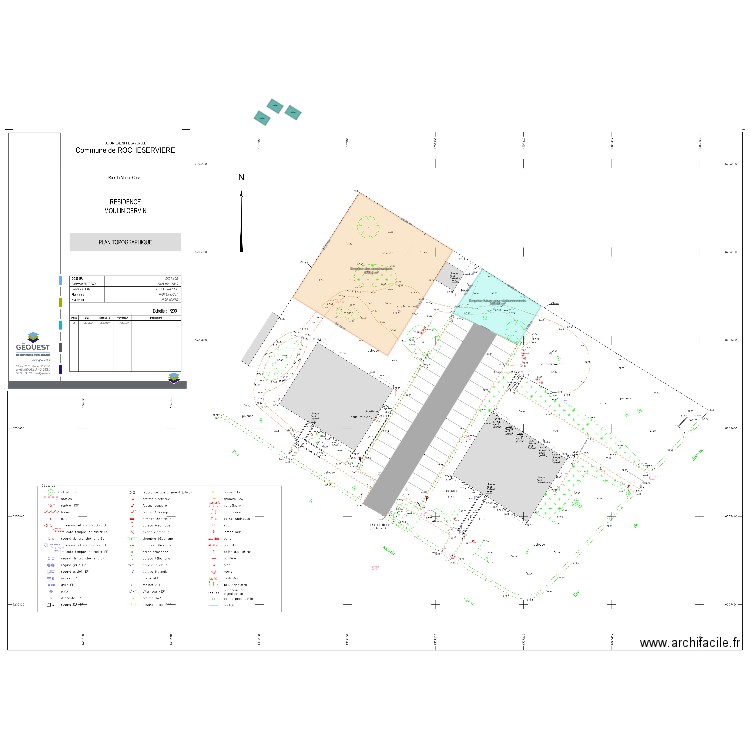 ROCHESERVIERE 3 T2 INT-périmètre. Plan de 0 pièce et 0 m2