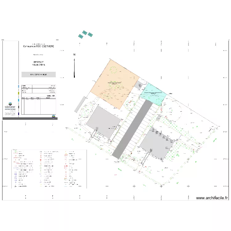 ROCHESERVIERE 3 T2 INT-périmètre. Plan de ROCHESERVIERE 3 T2 INT-périmètre. Plan de