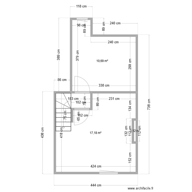Méridien étage. Plan de 0 pièce et 0 m2