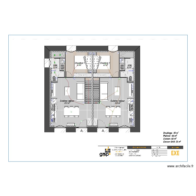 RDC. Plan de 0 pièce et 0 m2