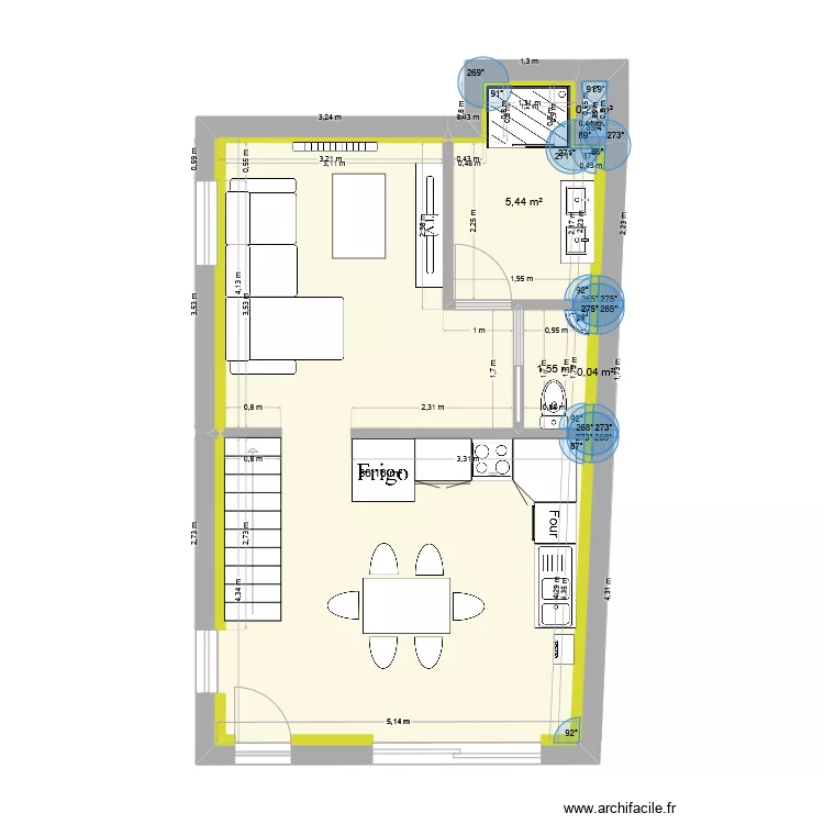 Sarda. Plan de 