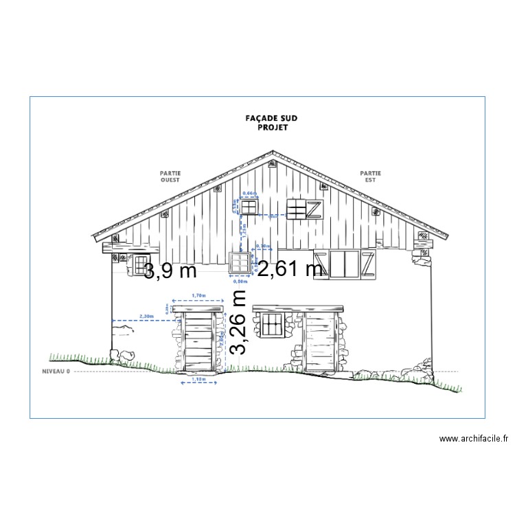 essai coupe. Plan de 0 pièce et 0 m2