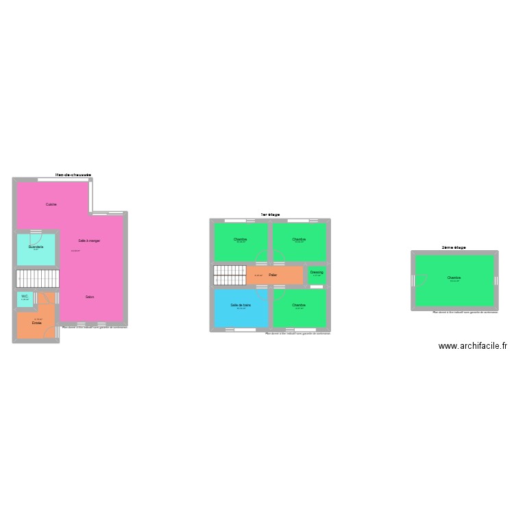 dicke beusch. Plan de 11 pièces et 134 m2
