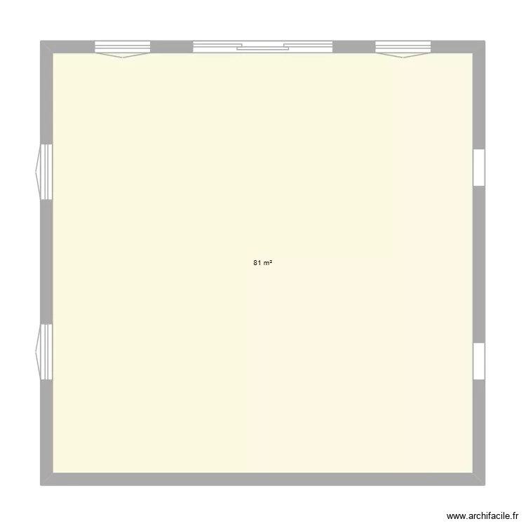 agrandissement kaza dijoux. Plan de 1 Pièce et 81 m² agrandissement kaza dijoux. Plan de 1 Pièce et 81 m²