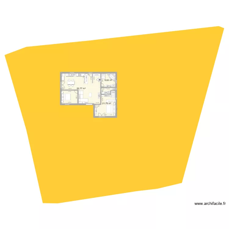 Projet maison. Plan de 
