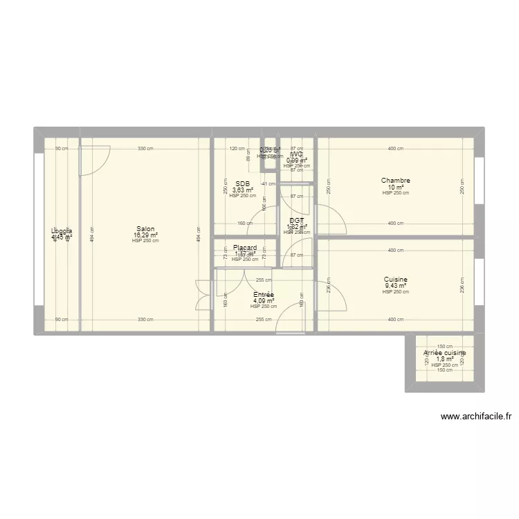 bertrand  chezine. Plan de 