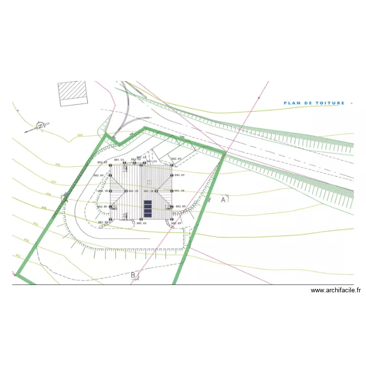 Plan toiture modif. Plan de 