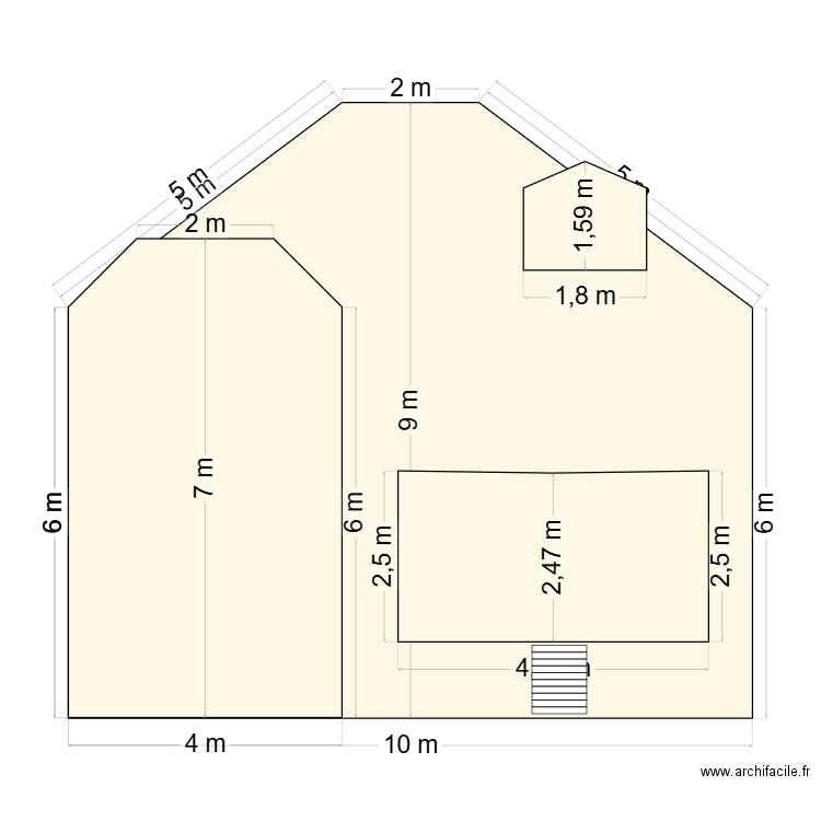 test. Plan de 0 pièce et 0 m2