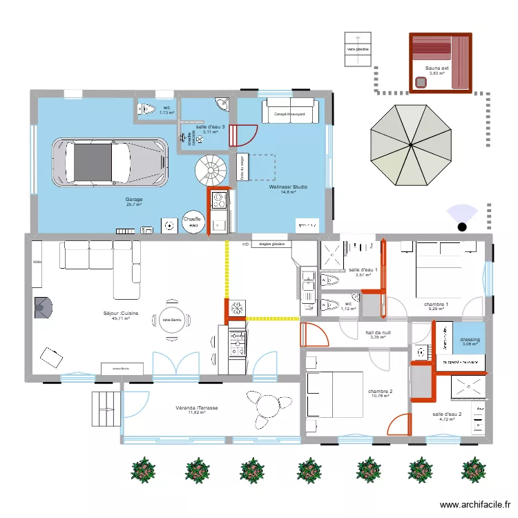 Allemagne rénovation module 2. Plan de 18 et 145 m² Allemagne rénovation module 2. Plan de 18 et 145 m²