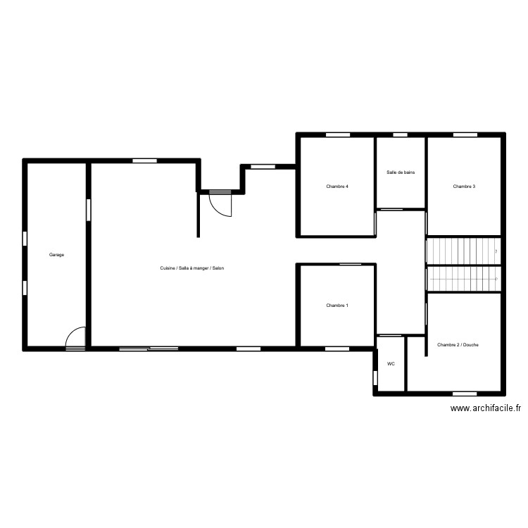 AGOSTINI. Plan de 10 pièces et 152 m2