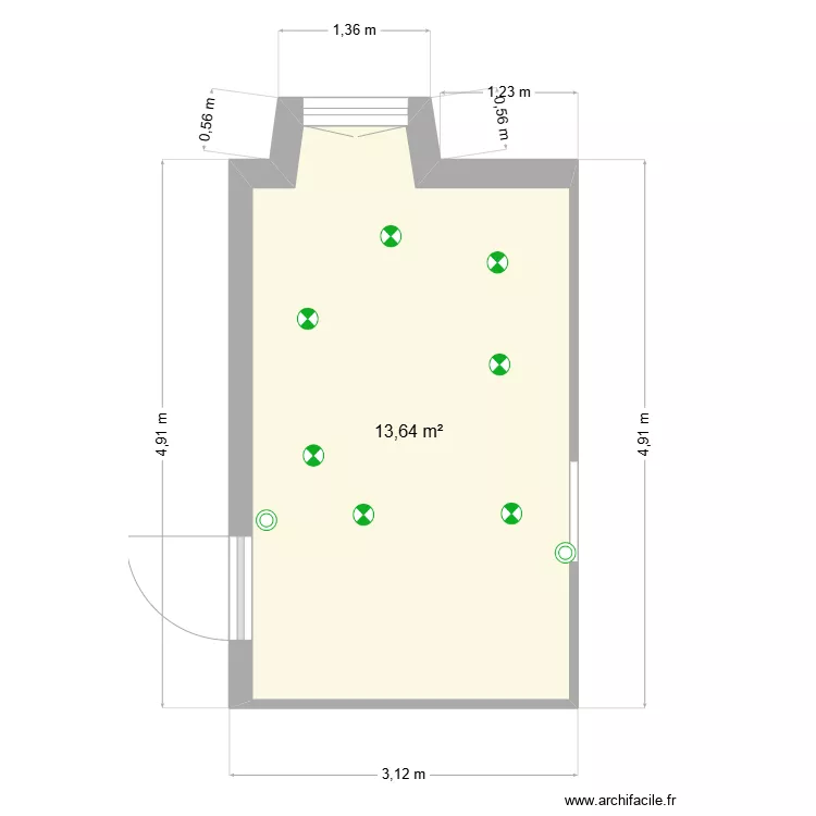 cuisine electricite. Plan de 