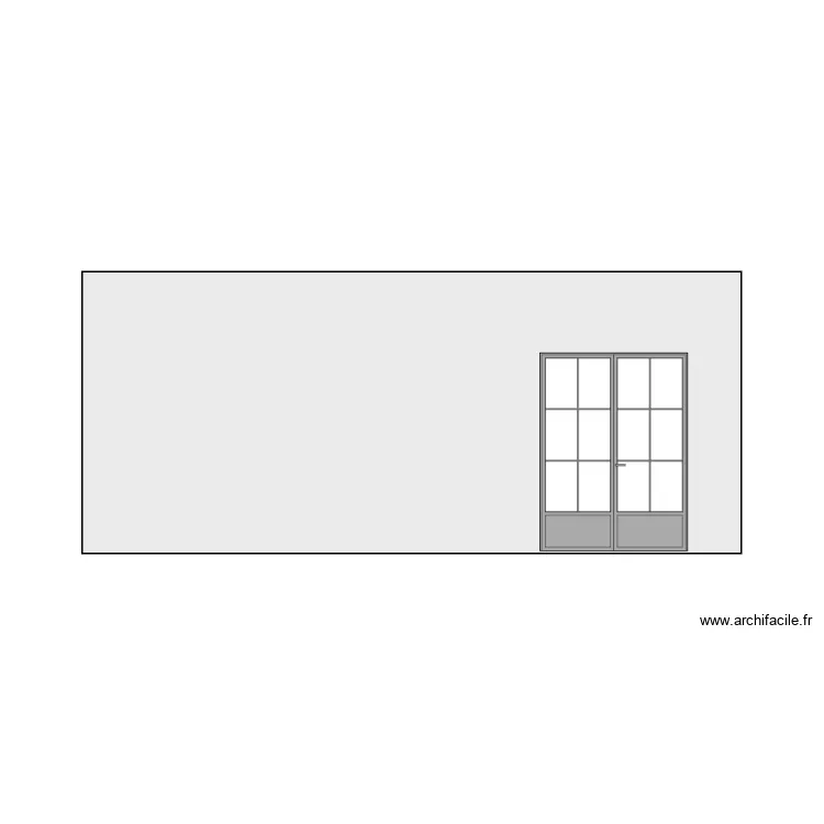 FA&Ccedil;ADE NORD / NORD -EST  BOUDOU NATHALIE. Plan de 