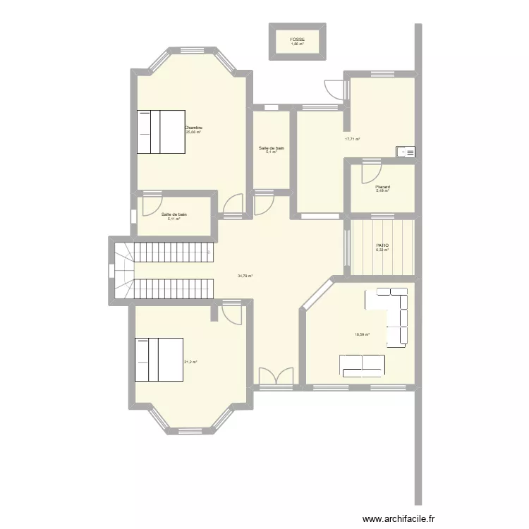 PLAN AL AMIN. Plan de 10  et 141 m²