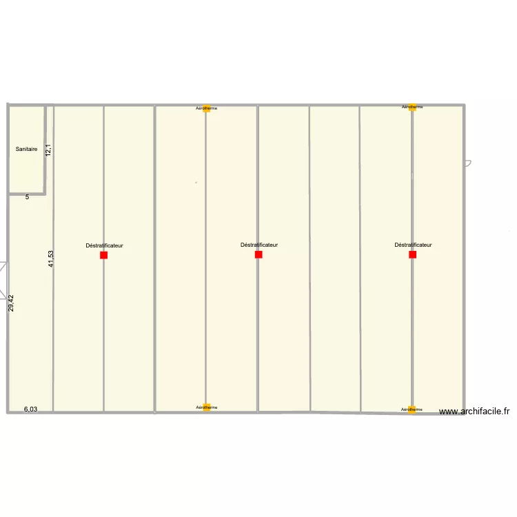 Actemium Dijon. Plan de 10  et 2527 m²