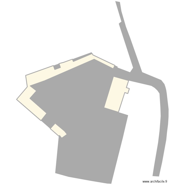 espins plan. Plan de 3 pièces et 1217 m2