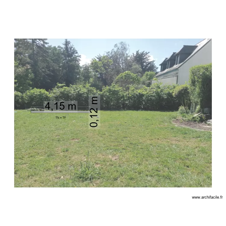 plan de coupe TN = TF. Plan de 