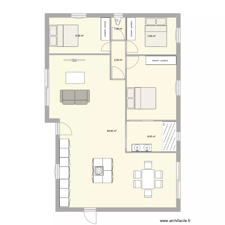 plan millet. Plan de 6 et 96 m² plan millet. Plan de 6 et 96 m²