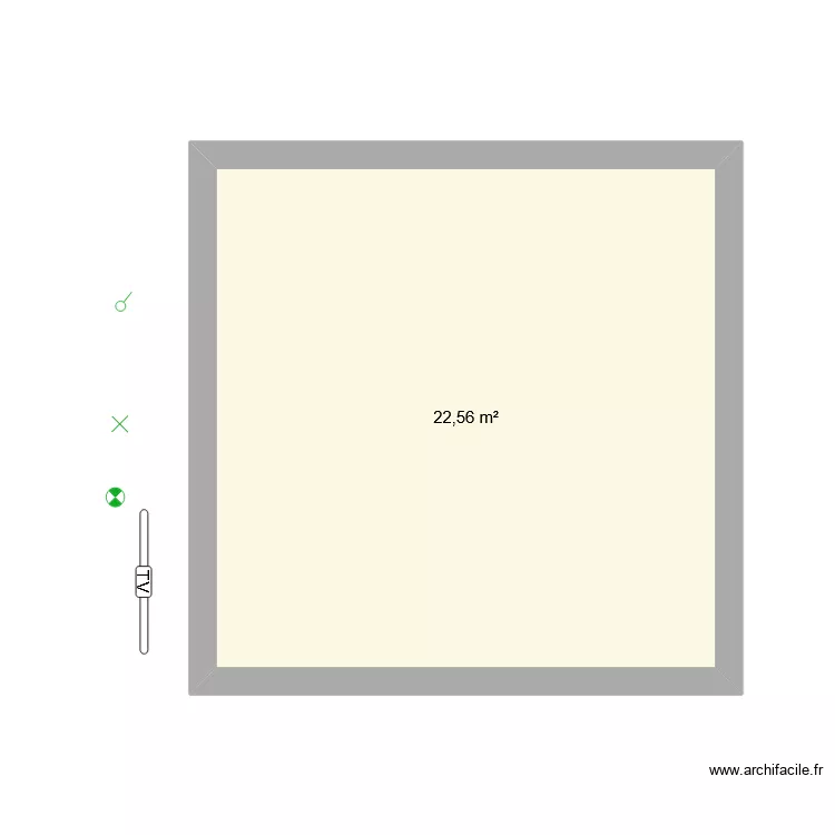 D2 mode. Plan de 1 et 23 m² D2 mode. Plan de 1 et 23 m²