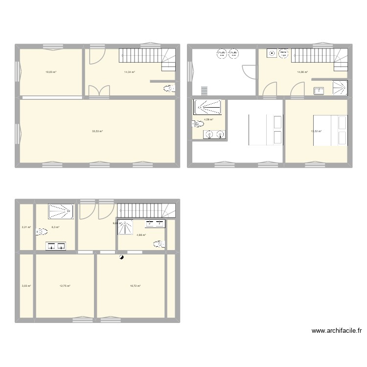 Renovation. Plan de 0 pièce et 0 m2
