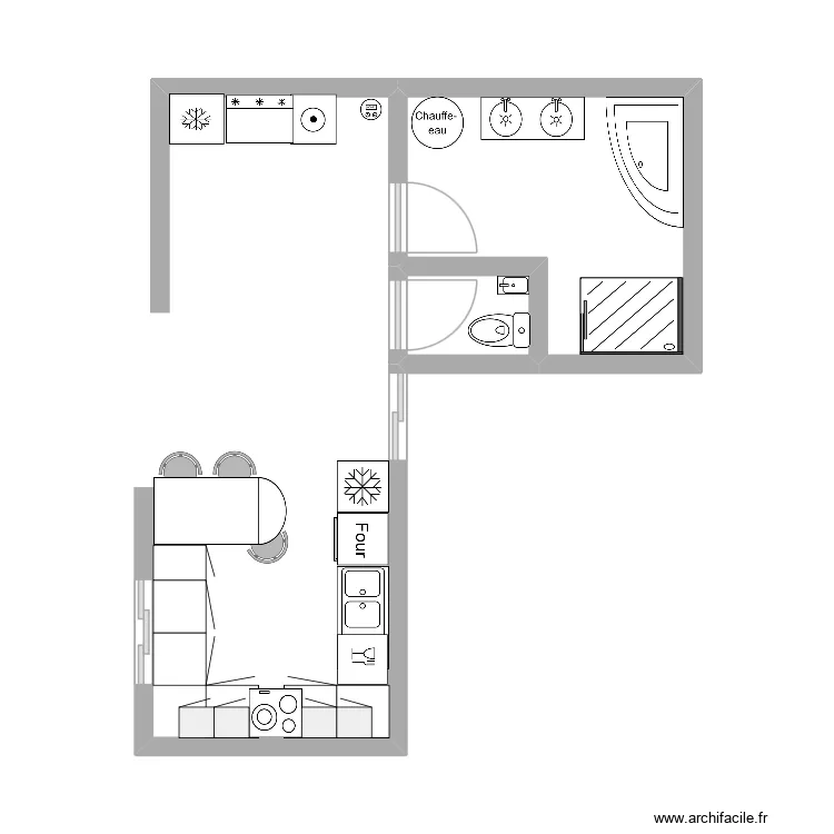 cuisine SDB modifie. Plan de cuisine SDB modifie. Plan de