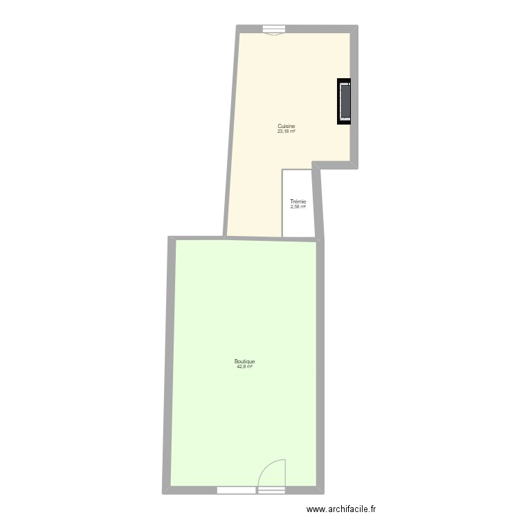 RDC etat des lieux. Plan de 0 pièce et 0 m2