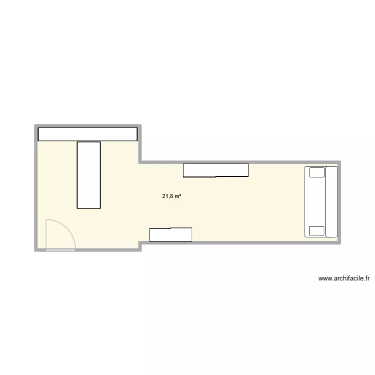 bureau. Plan de 