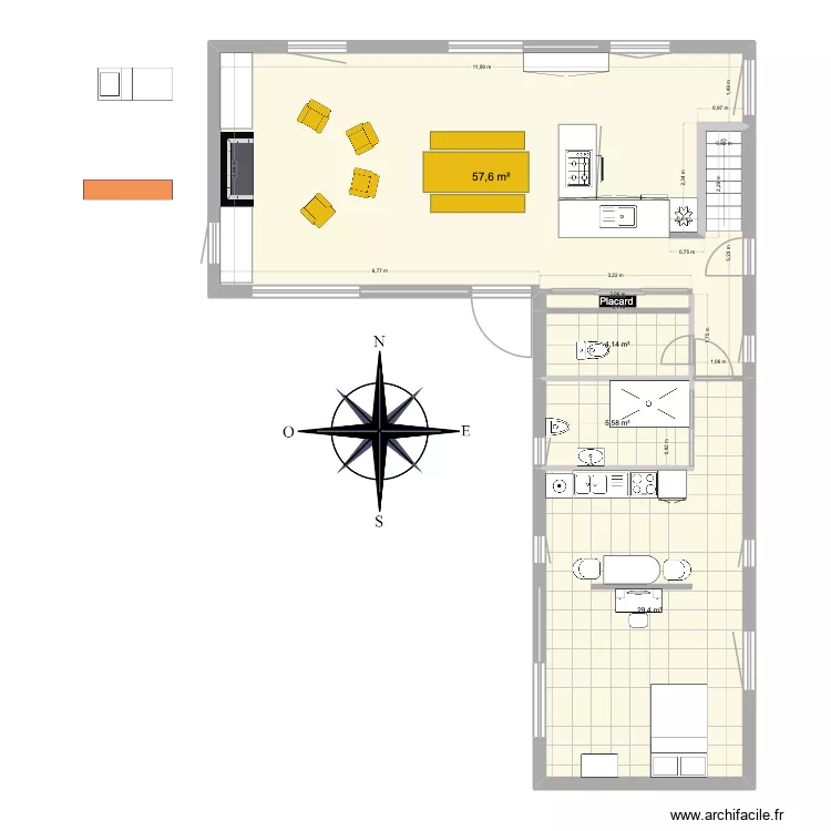Port Salio Projet V3. Plan de 16 pièces et 291 m²