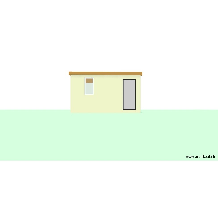 jardin 02. Plan de 1 pièce et 12 m2