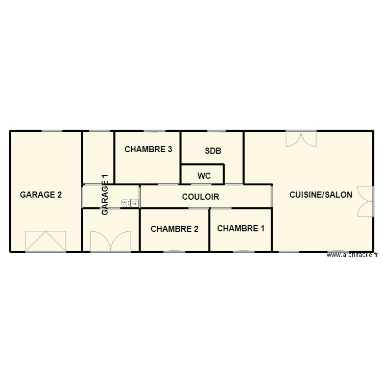 HOIRY. Plan de 11 pièces et 421 m2