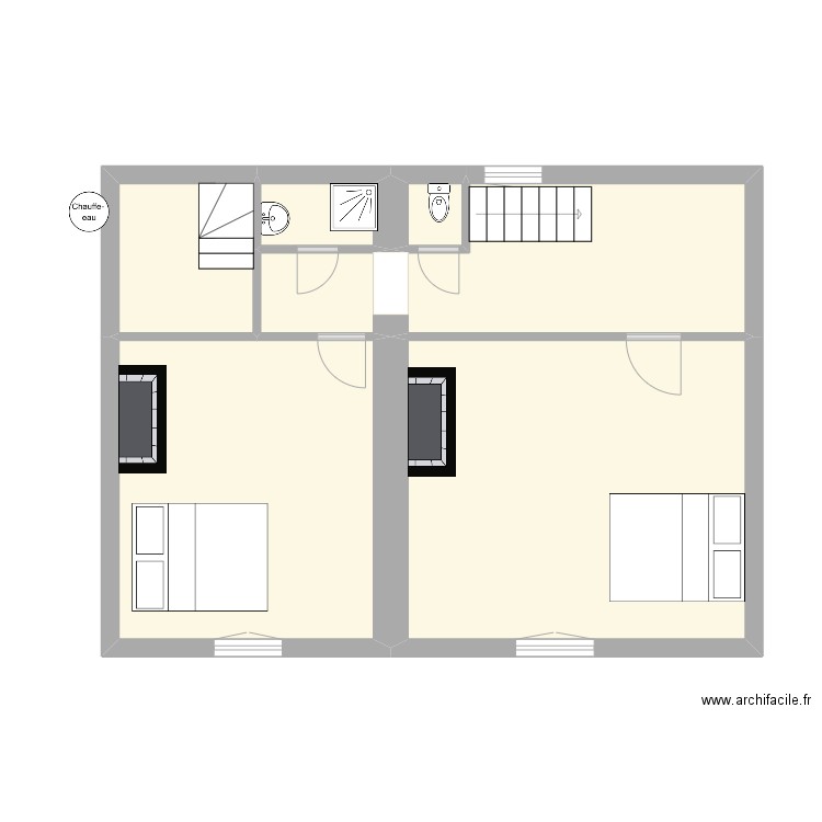 bien immo ETAGE. Plan de 7 pièces et 57 m2