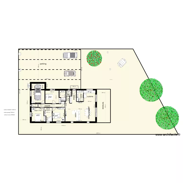 villa essaie 5. Plan de 