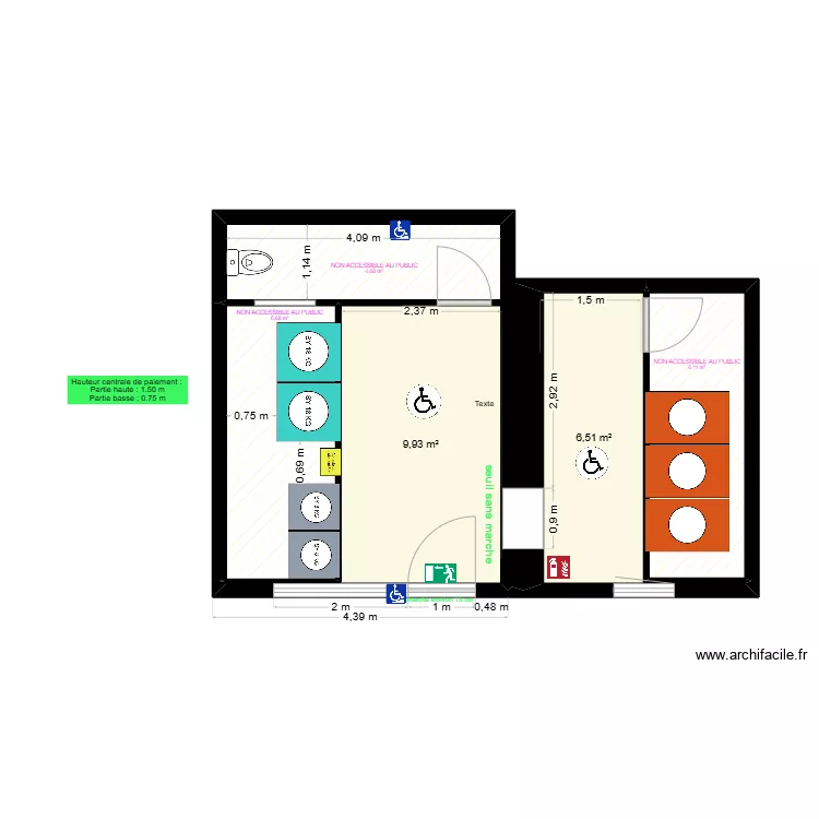 LAVERIE HAGETMAU. Plan de 0 pièce et 0 m2