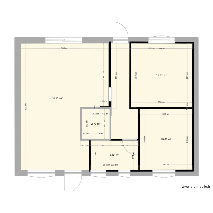 maispkk. Plan de 0 pièce et 0 m2