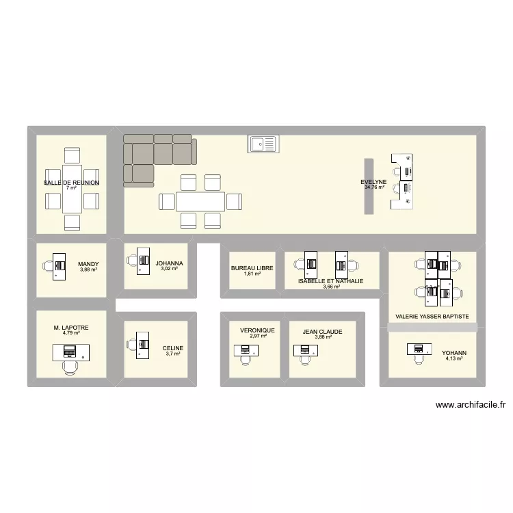 BUREAU GRASSE. Plan de 12 et 80 m² BUREAU GRASSE. Plan de 12 et 80 m²