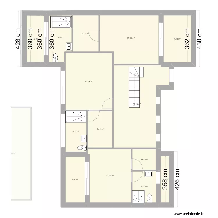 belland. Plan de 