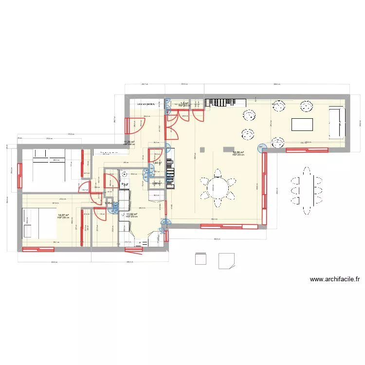 MONET modif CH. Plan de 8 et 95 m² MONET modif CH. Plan de 8 et 95 m²