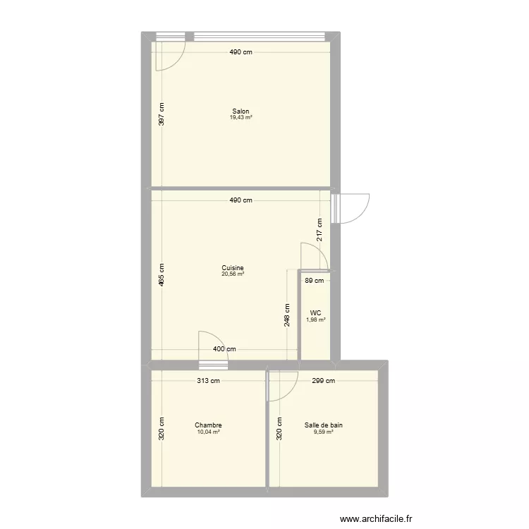 logement 3. Plan de 