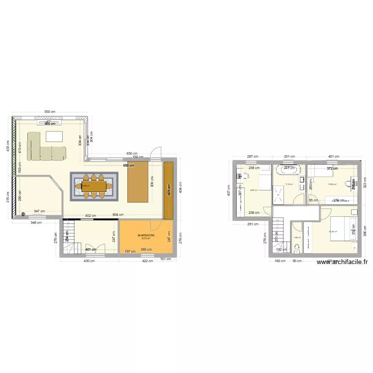 maison 2. Plan de 