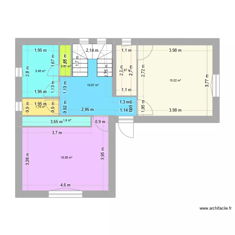 ETAGE V2. Plan de 8 et 55 m² ETAGE V2. Plan de 8 et 55 m²