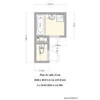 PLAN DE SALLE D\'EAU